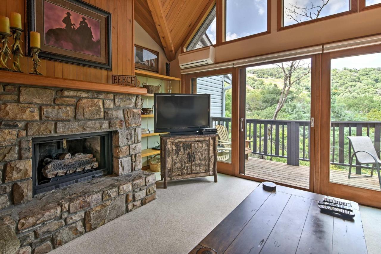 Beech Mountain Condo With Balcony, Walk To Resort! Dış mekan fotoğraf