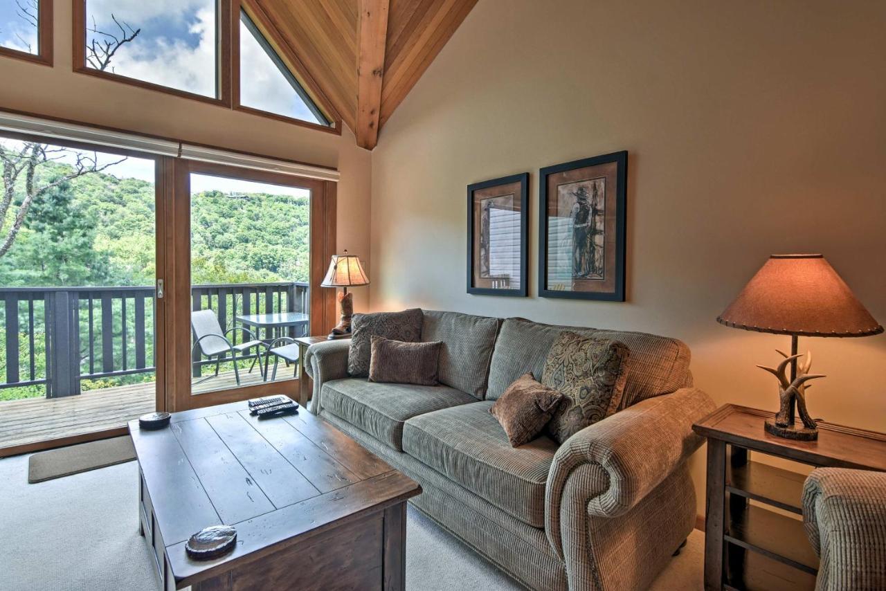Beech Mountain Condo With Balcony, Walk To Resort! Dış mekan fotoğraf